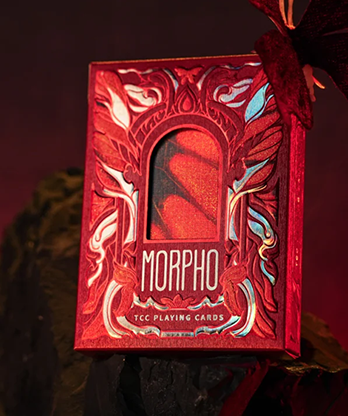 Morpho V2 (Carmine) Playing Cards by TCC Fashion