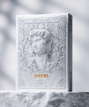 Alabaster David Luxury Playing Cards by TCC Fashion