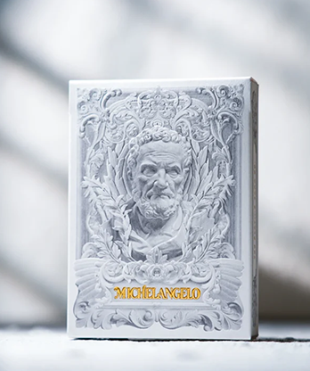 Alabaster Michelangelo Luxury Playing Cards by TCC Fashion