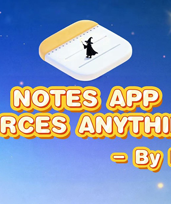 Notes App Forces Anything by Richard Zeng & Bacon Magic